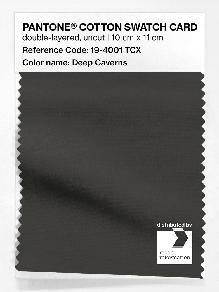 Artikelbild 1 des Artikels “PANTONE® COTTON SWATCH CARD 19-4001 TCX Deep Caverns “