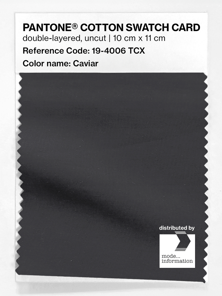 Artikelbild 1 des Artikels “PANTONE® COTTON SWATCH CARD 19-4006 TCX Caviar “