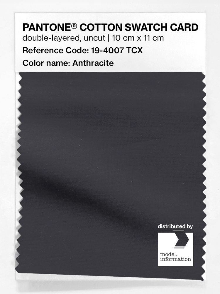Artikelbild 1 des Artikels “PANTONE® COTTON SWATCH CARD 19-4007 TCX Anthracite “