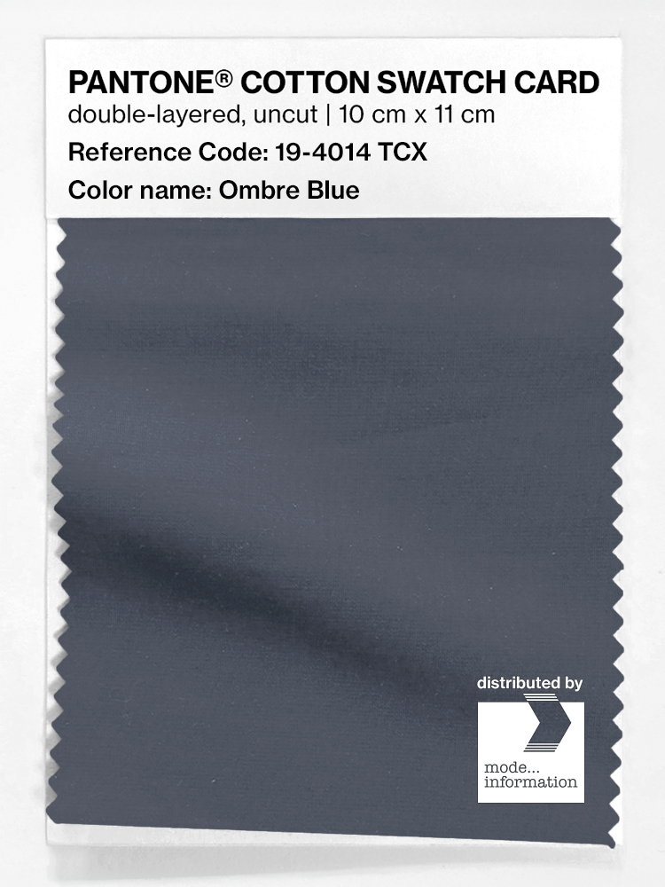 Artikelbild 1 des Artikels “PANTONE® COTTON SWATCH CARD 19-4014 TCX Ombre Blue “