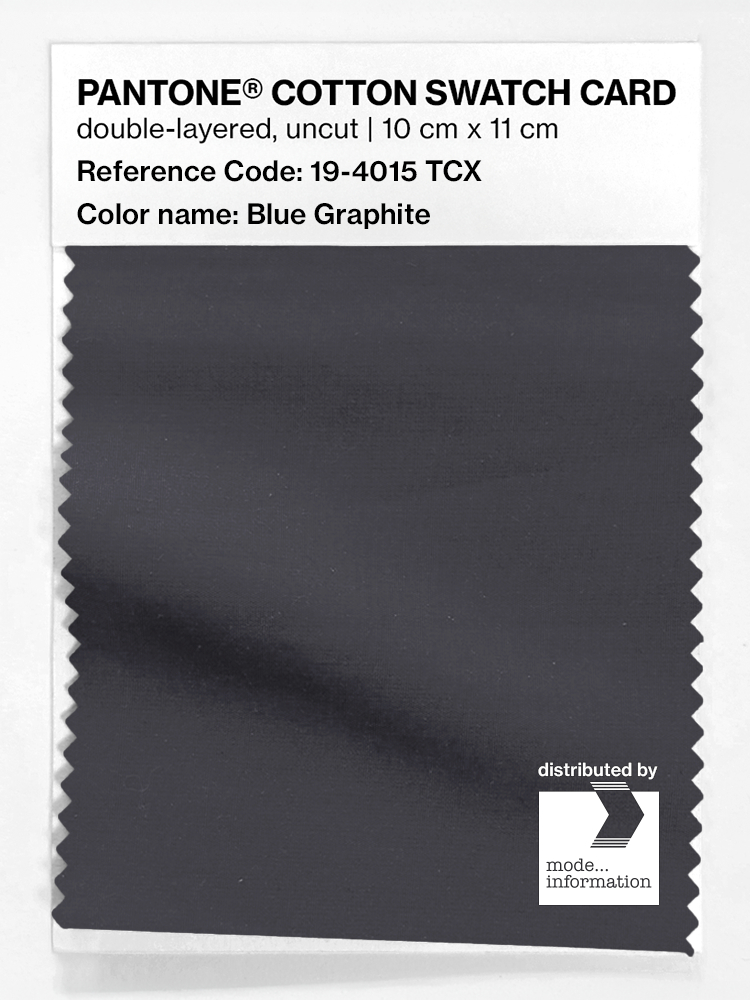 Artikelbild 1 des Artikels “PANTONE® COTTON SWATCH CARD 19-4015 TCX Blue Graphite “