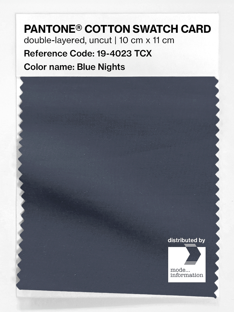 Artikelbild 1 des Artikels “PANTONE® COTTON SWATCH CARD 19-4023 TCX Blue Nights “