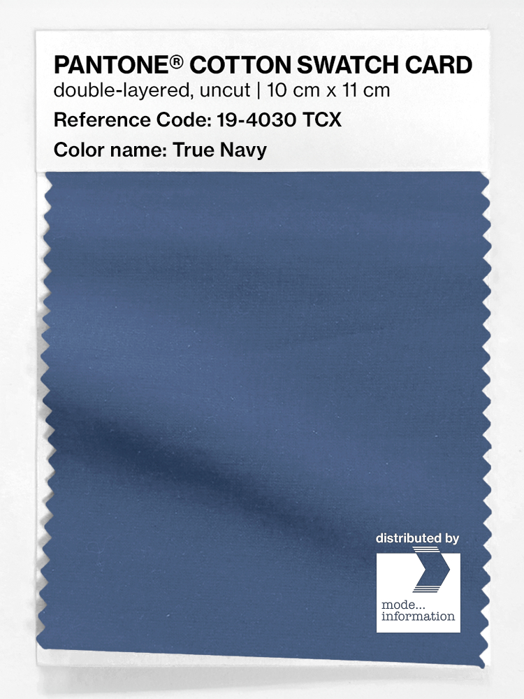 Artikelbild 1 des Artikels “PANTONE® COTTON SWATCH CARD 19-4030 TCX True Navy “