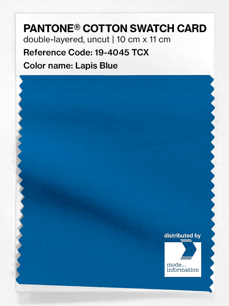 Artikelbild 1 des Artikels “PANTONE® COTTON SWATCH CARD 19-4045 TCX Lapis Blue “