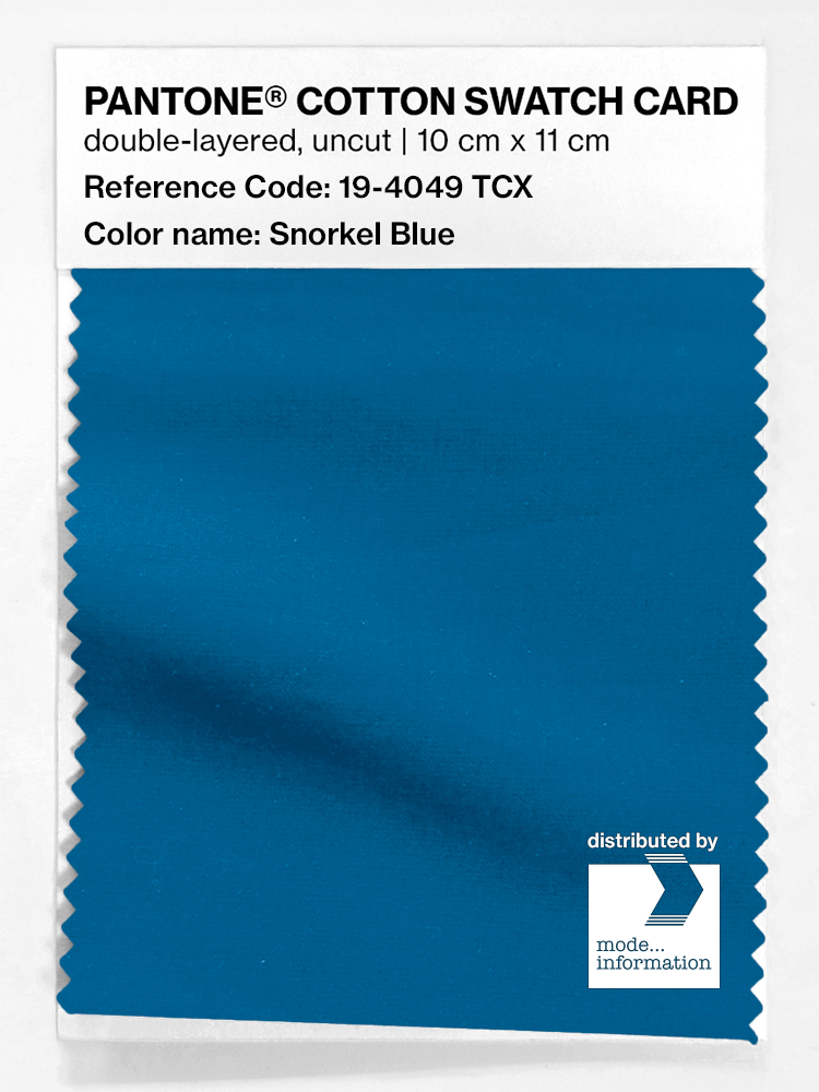 Artikelbild 1 des Artikels “PANTONE® COTTON SWATCH CARD 19-4049 TCX Snorkel Blue “
