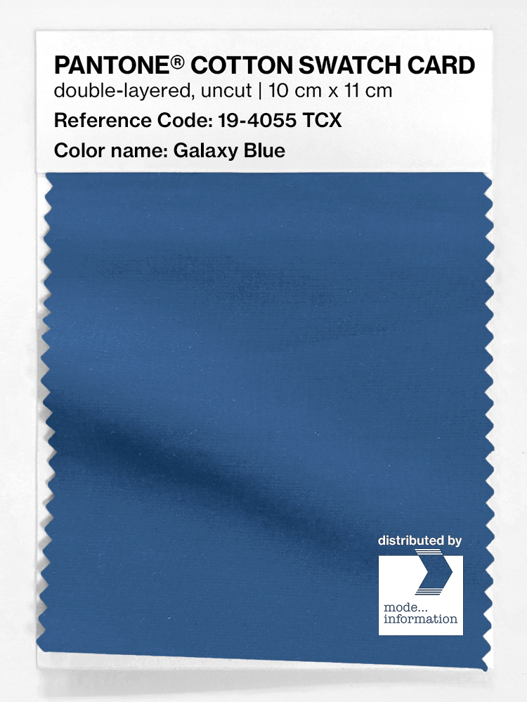 Artikelbild 1 des Artikels “PANTONE® COTTON SWATCH CARD 19-4055 TCX Galaxy Blue “