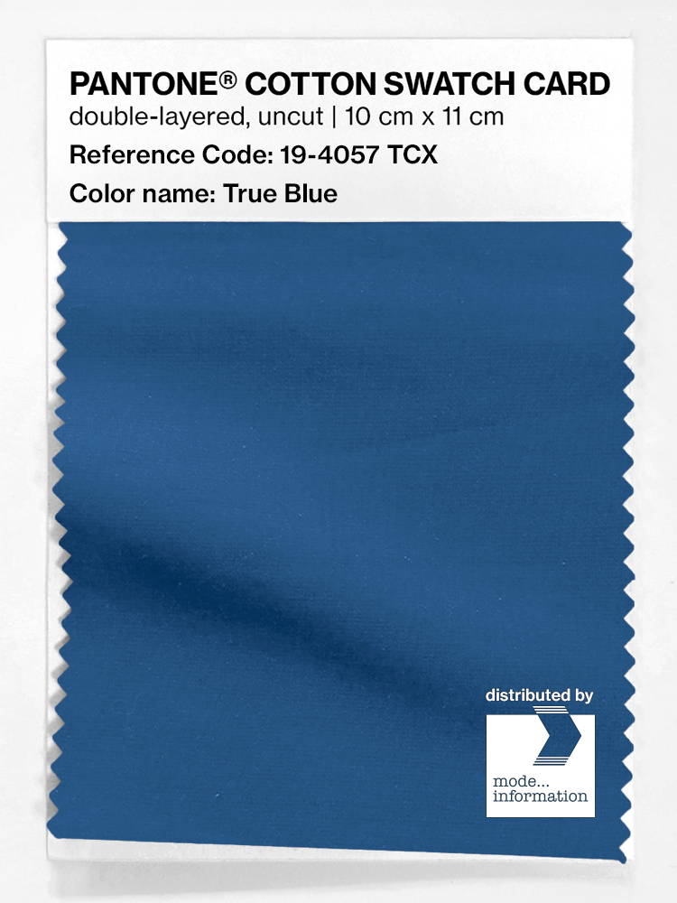 Artikelbild 1 des Artikels “PANTONE® COTTON SWATCH CARD 19-4057 TCX True Blue “