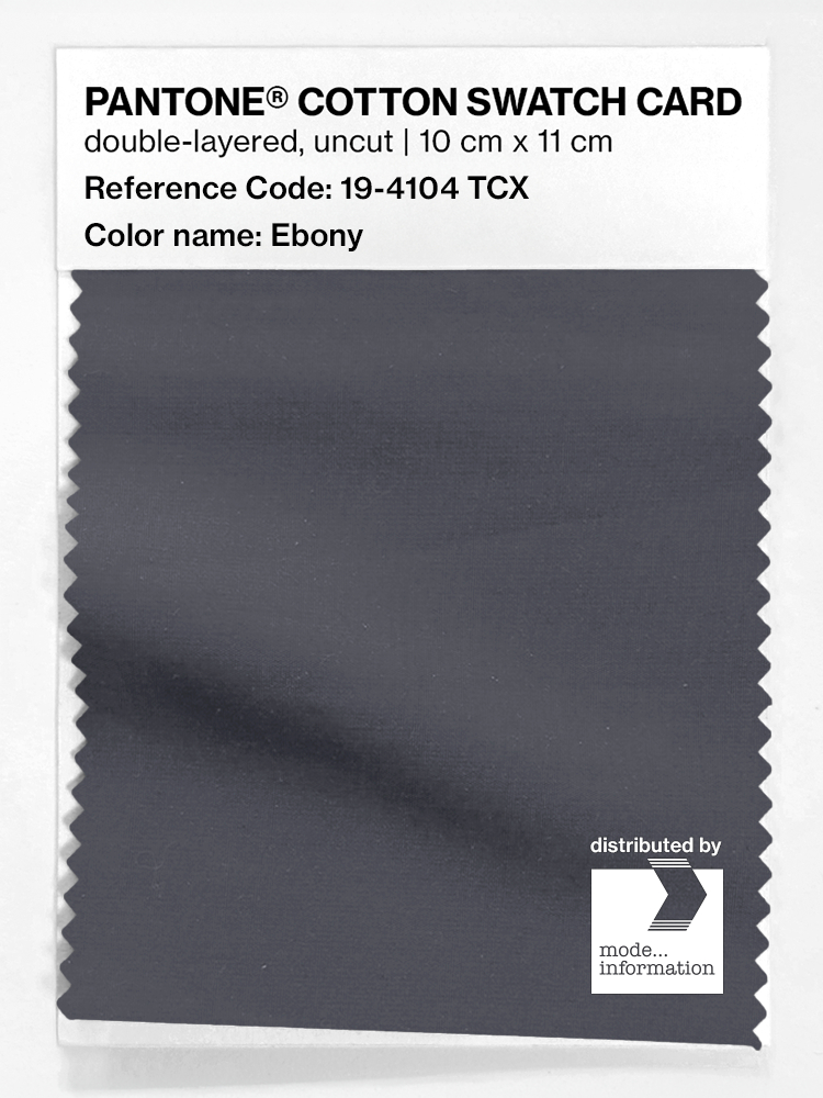 Artikelbild 1 des Artikels “PANTONE® COTTON SWATCH CARD 19-4104 TCX Ebony “