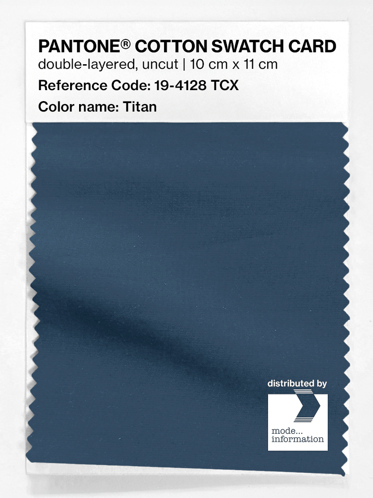Artikelbild 1 des Artikels “PANTONE® COTTON SWATCH CARD 19-4128 TCX Titan “