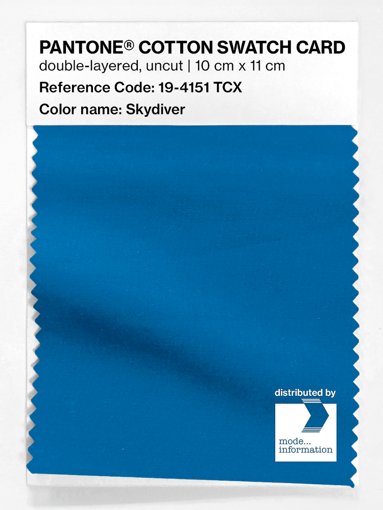 Artikelbild 1 des Artikels “PANTONE® COTTON SWATCH CARD 19-4151 TCX Skydiver “