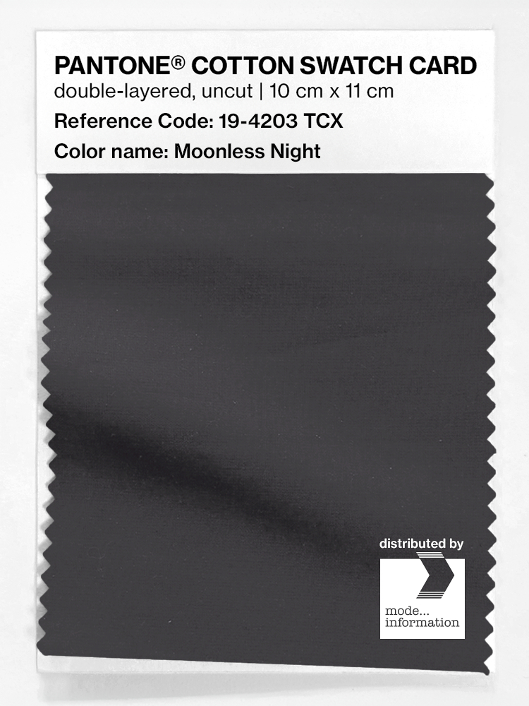 Artikelbild 1 des Artikels “PANTONE® COTTON SWATCH CARD 19-4203 TCX Moonless Night “