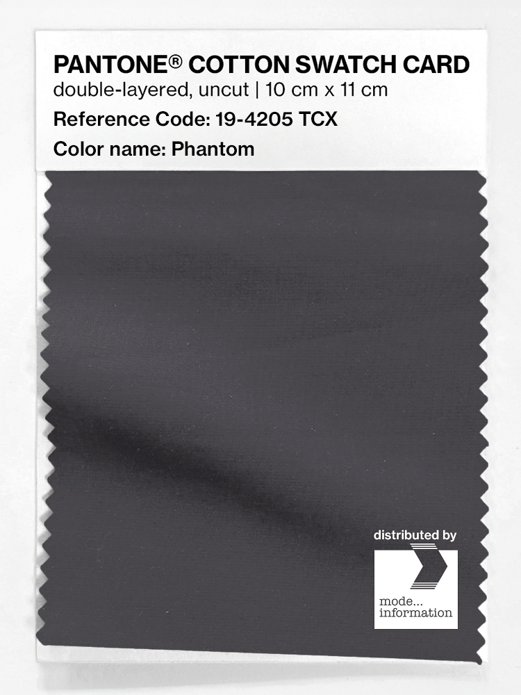 Artikelbild 1 des Artikels “PANTONE® COTTON SWATCH CARD 19-4205 TCX Phantom “