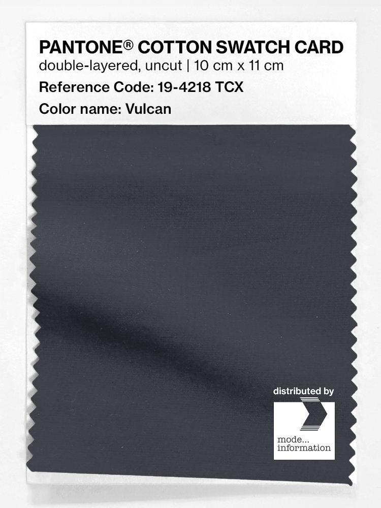 Artikelbild 1 des Artikels “PANTONE® COTTON SWATCH CARD 19-4218 TCX Vulcan “