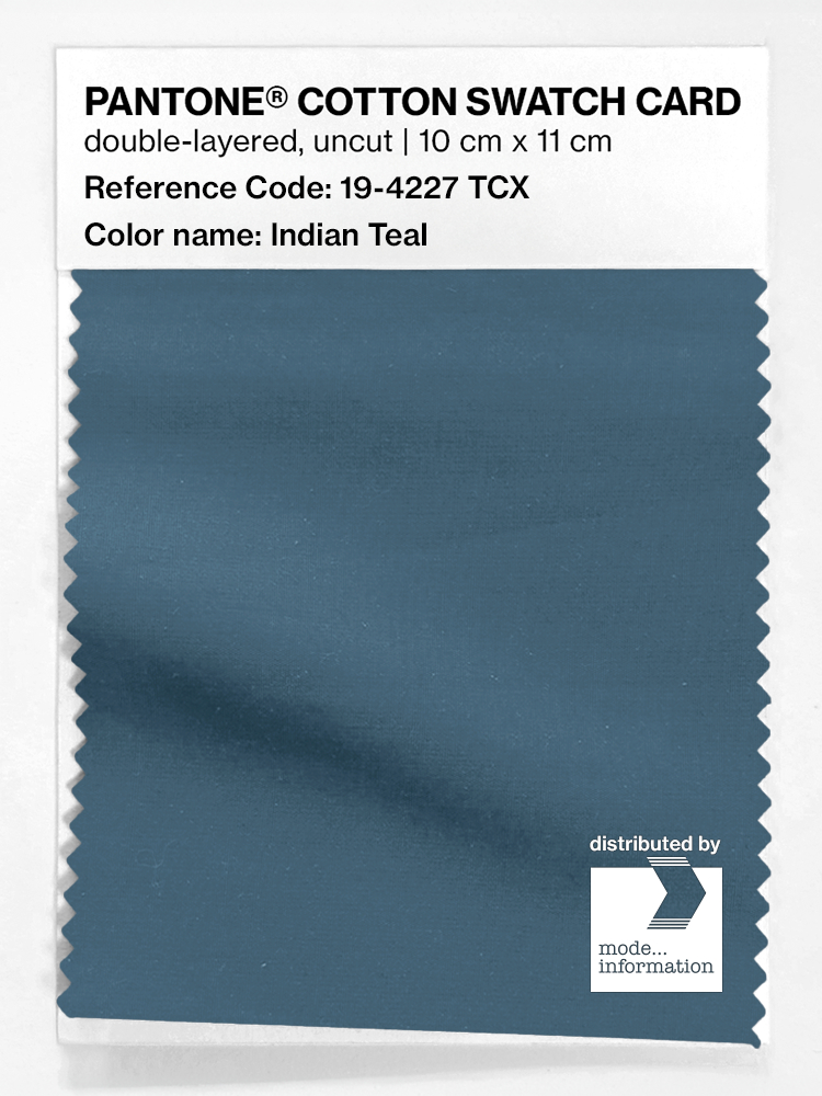Artikelbild 1 des Artikels “PANTONE® COTTON SWATCH CARD 19-4227 TCX Indian Teal “