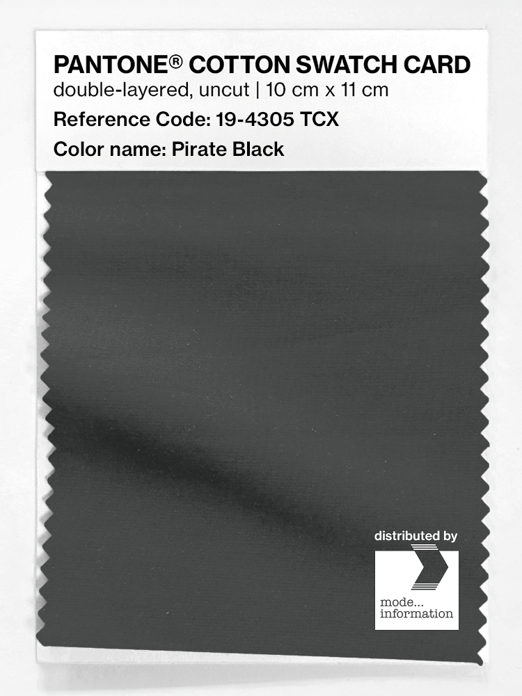 Artikelbild 1 des Artikels “PANTONE® COTTON SWATCH CARD 19-4305 TCX Pirate Black “