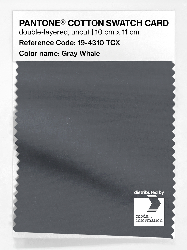 Artikelbild 1 des Artikels “PANTONE® COTTON SWATCH CARD 19-4310 TCX Gray Whale “