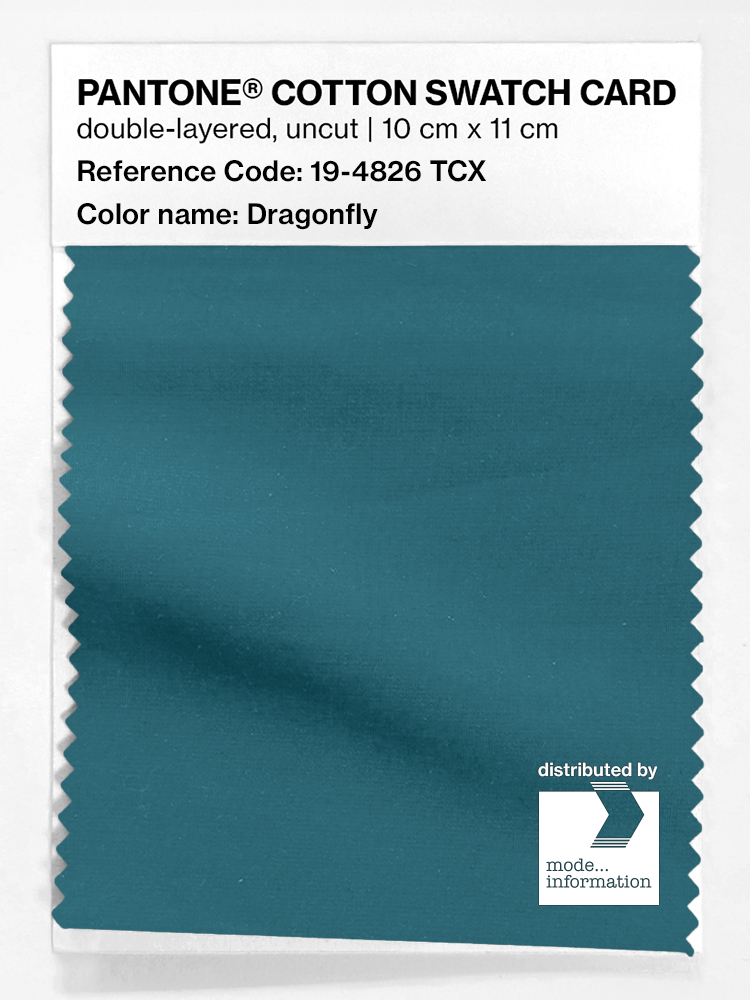 Artikelbild 1 des Artikels “PANTONE® COTTON SWATCH CARD 19-4826 TCX Dragonfly “