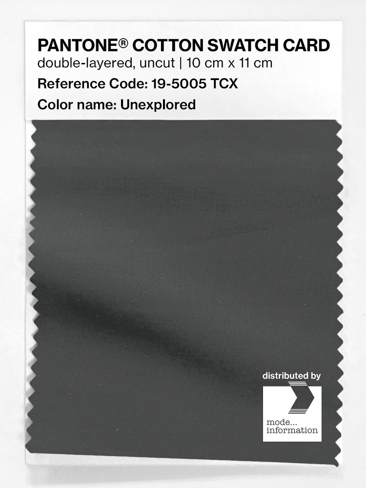 Artikelbild 1 des Artikels “PANTONE® COTTON SWATCH CARD 19-5005 TCX Unexplored “