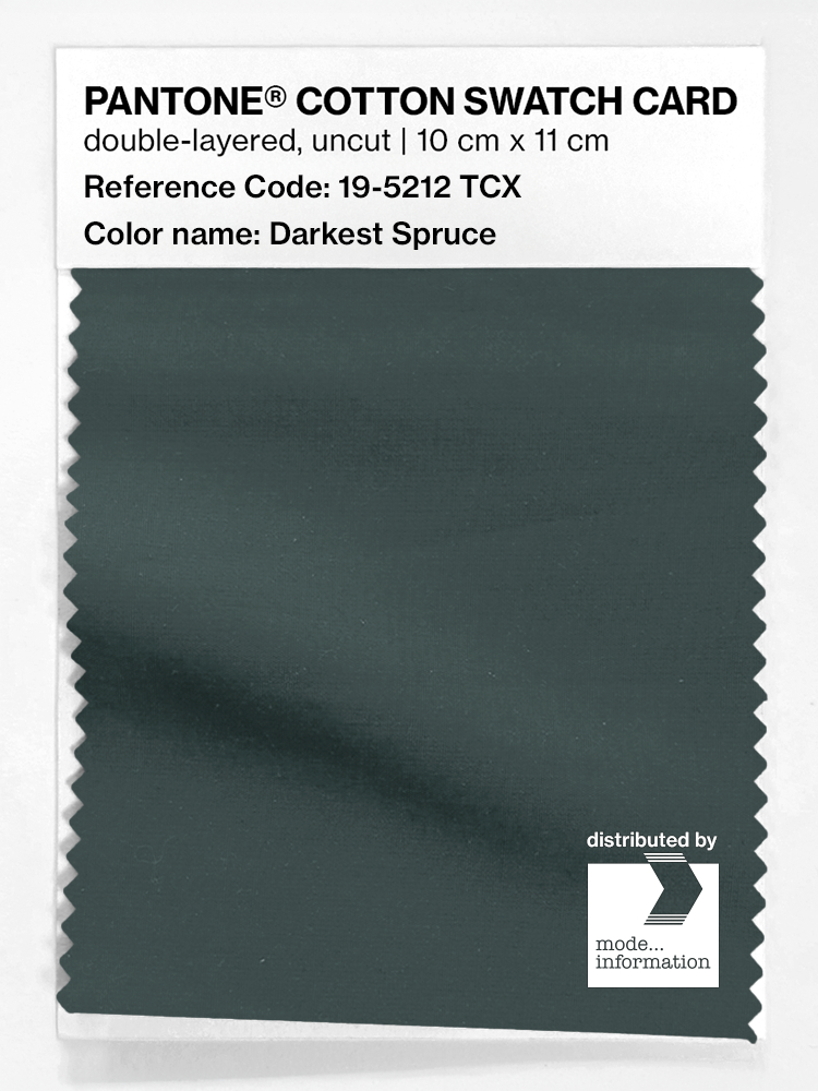 Artikelbild 1 des Artikels “PANTONE® COTTON SWATCH CARD 19-5212 TCX Darkest Spruce “