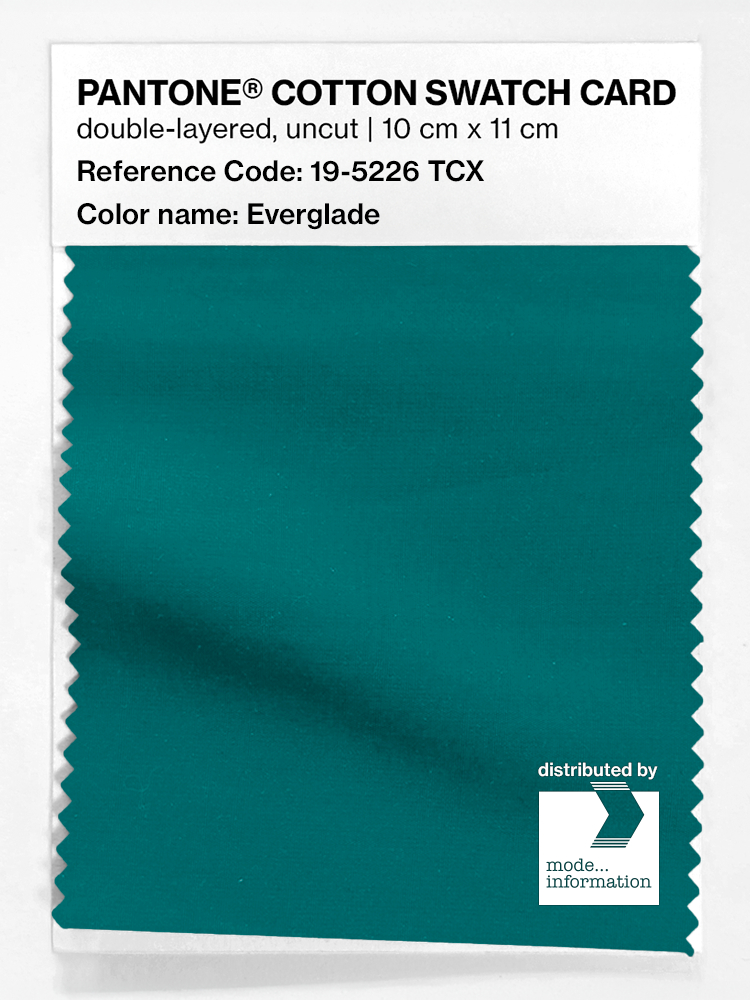 Artikelbild 1 des Artikels “PANTONE® COTTON SWATCH CARD 19-5226 TCX Everglade “