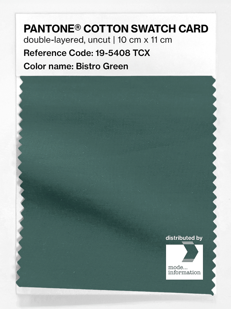 Artikelbild 1 des Artikels “PANTONE® COTTON SWATCH CARD 19-5408 TCX Bistro Green “