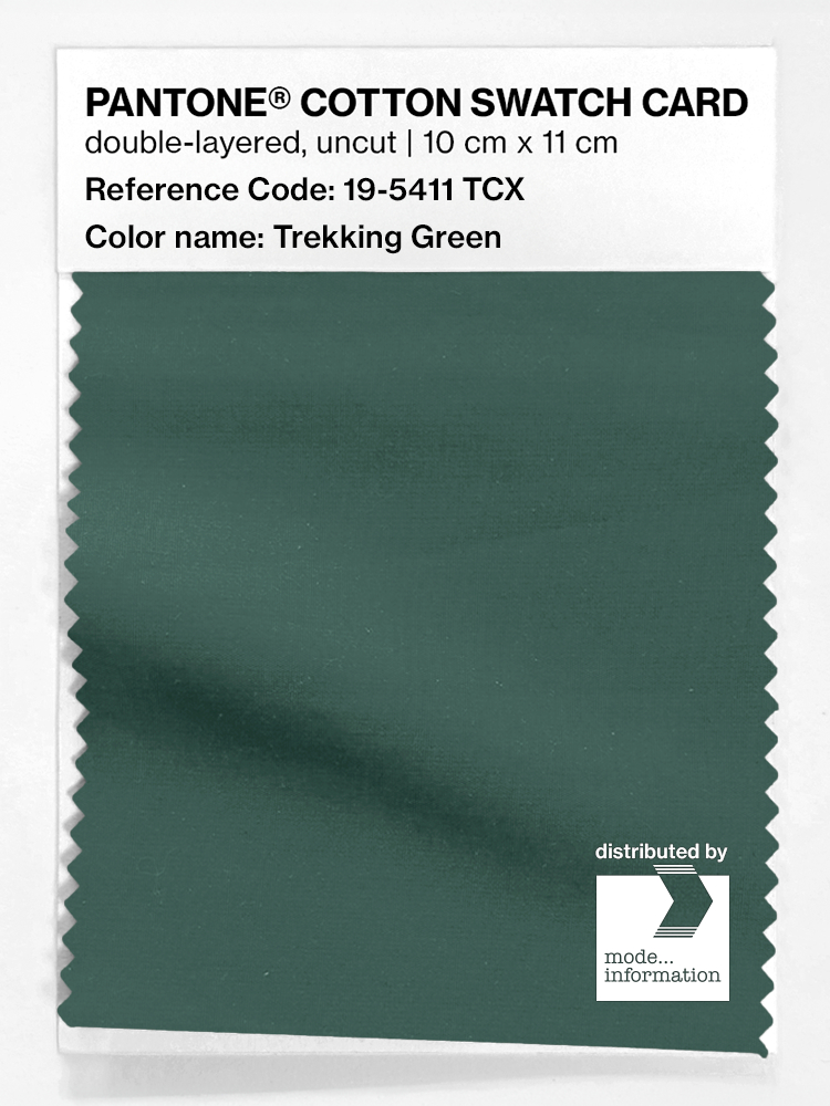 Artikelbild 1 des Artikels “PANTONE® COTTON SWATCH CARD 19-5411 TCX Trekking Green “