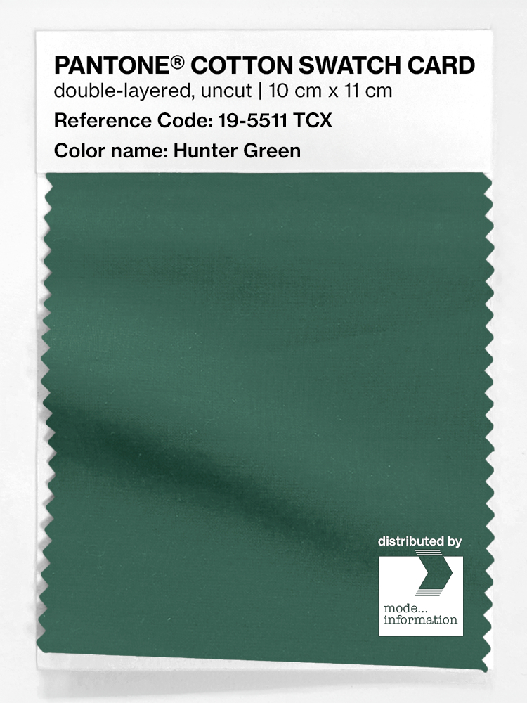 Artikelbild 1 des Artikels “PANTONE® COTTON SWATCH CARD 19-5511 TCX Hunter Green “
