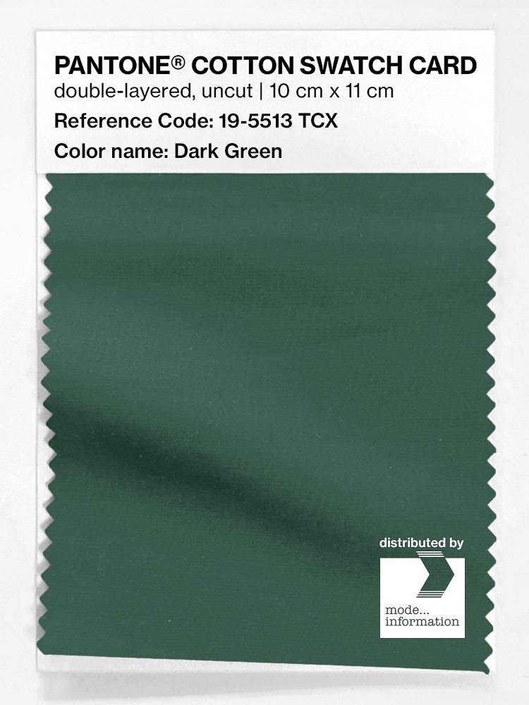 Artikelbild 1 des Artikels “PANTONE® COTTON SWATCH CARD 19-5513 TCX Dark Green “