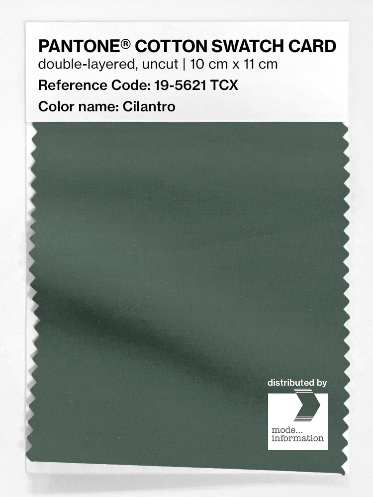 Artikelbild 1 des Artikels “PANTONE® COTTON SWATCH CARD 19-5621 TCX Cilantro “