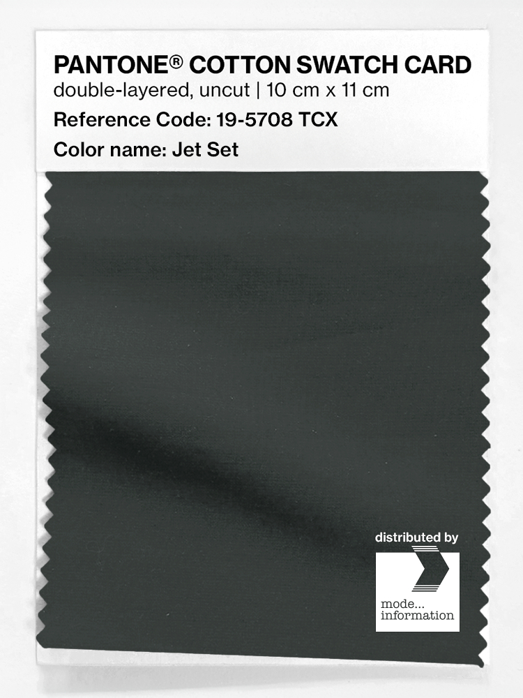 Artikelbild 1 des Artikels “PANTONE® COTTON SWATCH CARD 19-5708 TCX Jet Set “