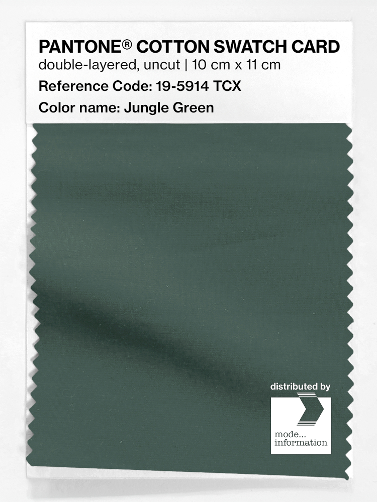 Artikelbild 1 des Artikels “PANTONE® COTTON SWATCH CARD 19-5914 TCX Jungle Green “