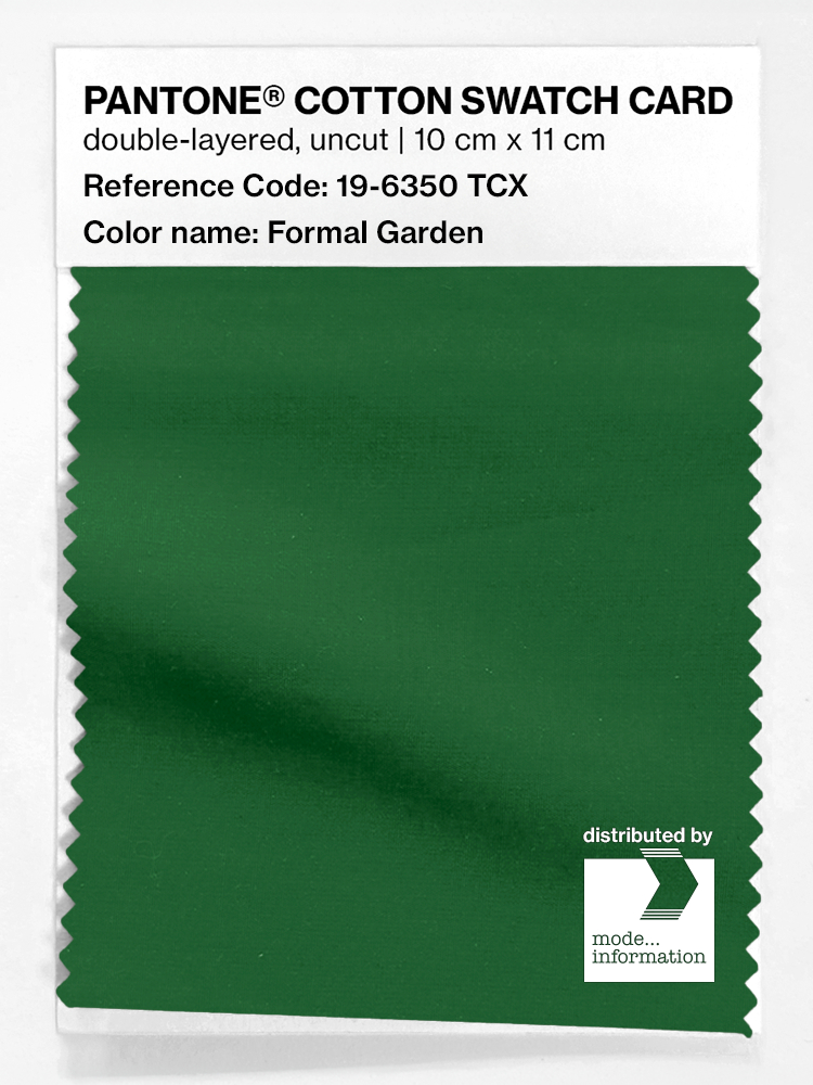 Artikelbild 1 des Artikels “PANTONE® COTTON SWATCH CARD 19-6350 TCX Formal Garden “