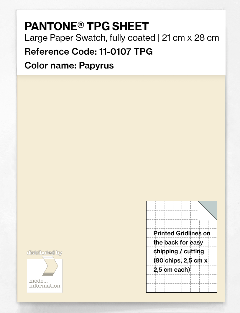 Artikelbild 1 des Artikels “PANTONE® TPG SHEET 11-0107 TPG Papyrus “