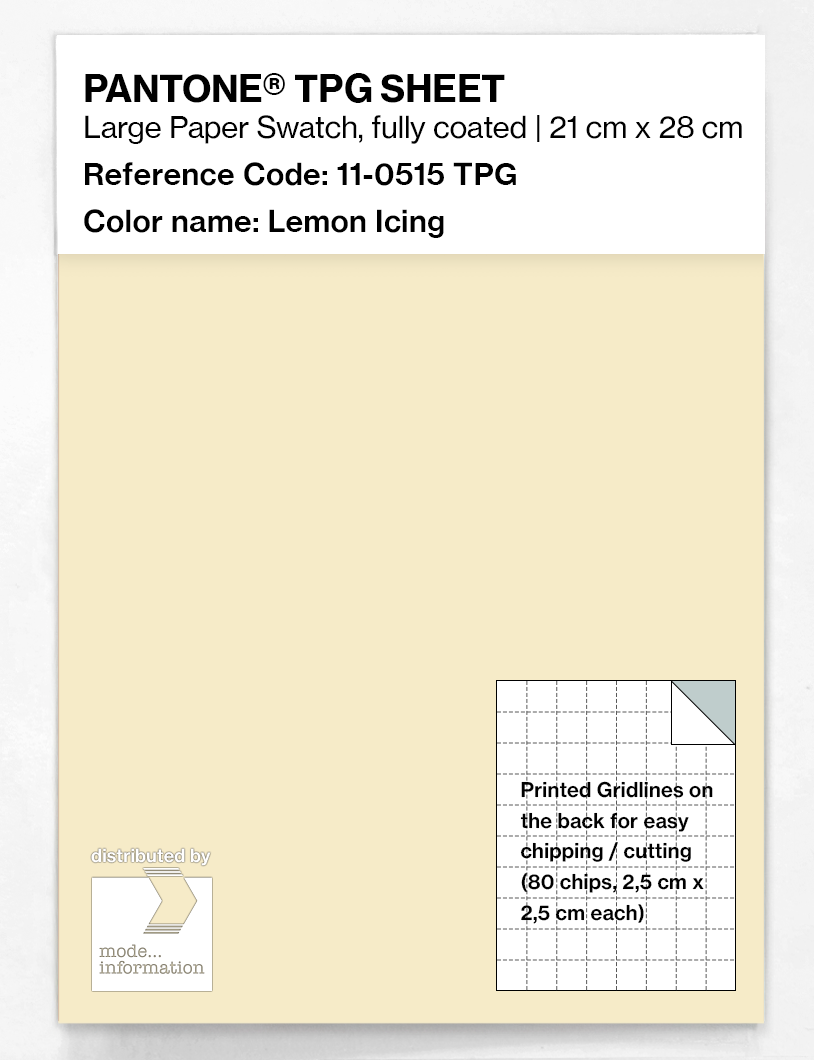 Artikelbild 1 des Artikels “PANTONE® TPG SHEET 11-0515 TPG Lemon Icing “