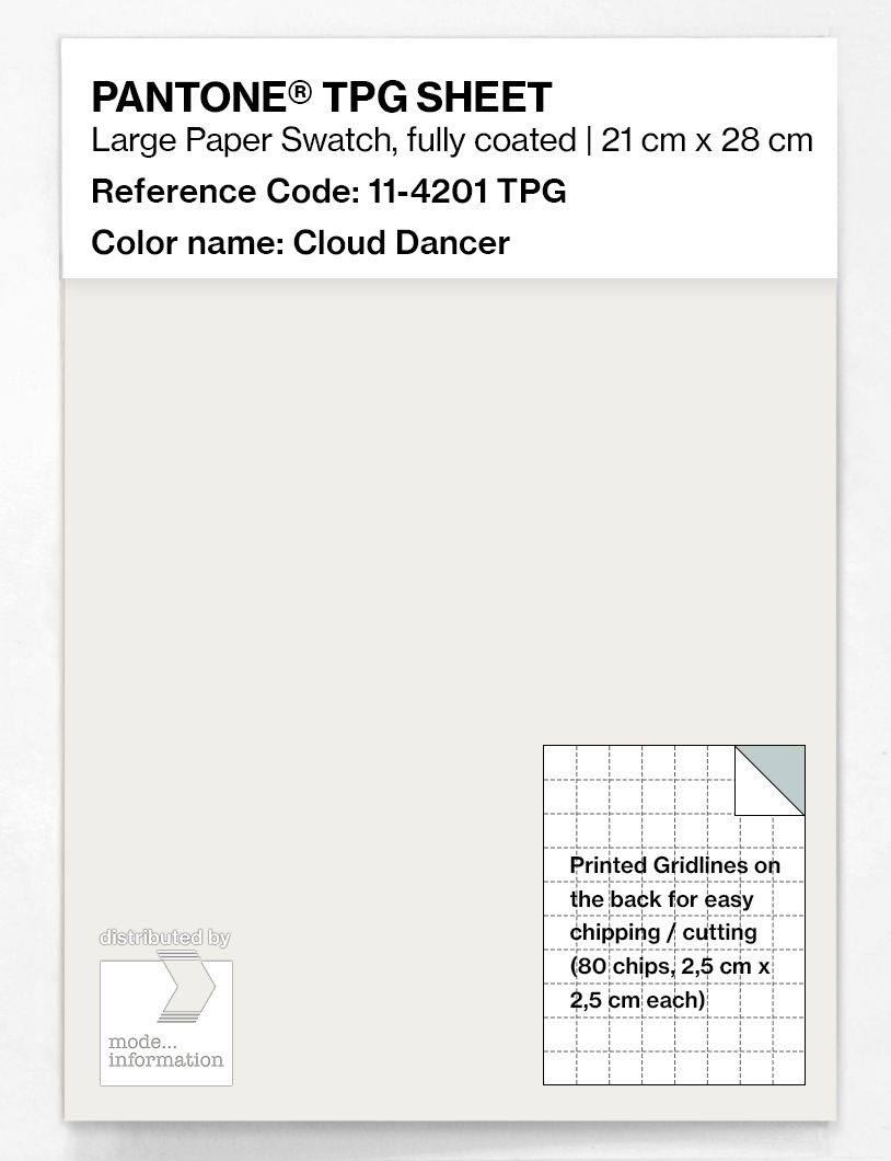 Artikelbild 1 des Artikels “PANTONE® TPG SHEET 11-4201 TPG Cloud Dancer “