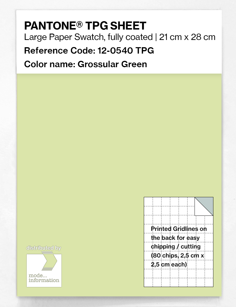 Artikelbild 1 des Artikels “PANTONE® TPG SHEET 12-0540 TPG Grossular Green “