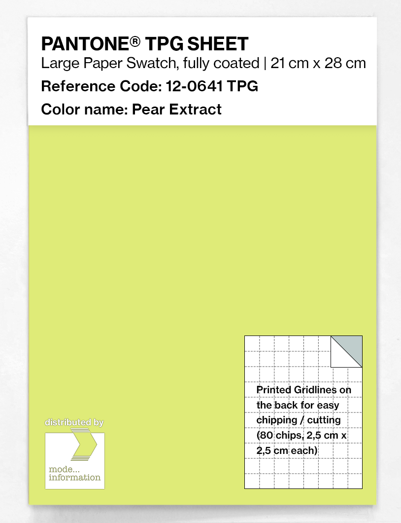 Artikelbild 1 des Artikels “PANTONE® TPG SHEET 12-0641 TPG Pear Extract “