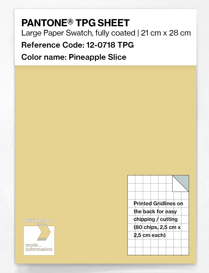 Artikelbild 1 des Artikels “PANTONE® TPG SHEET 12-0718 TPG Pineapple Slice “