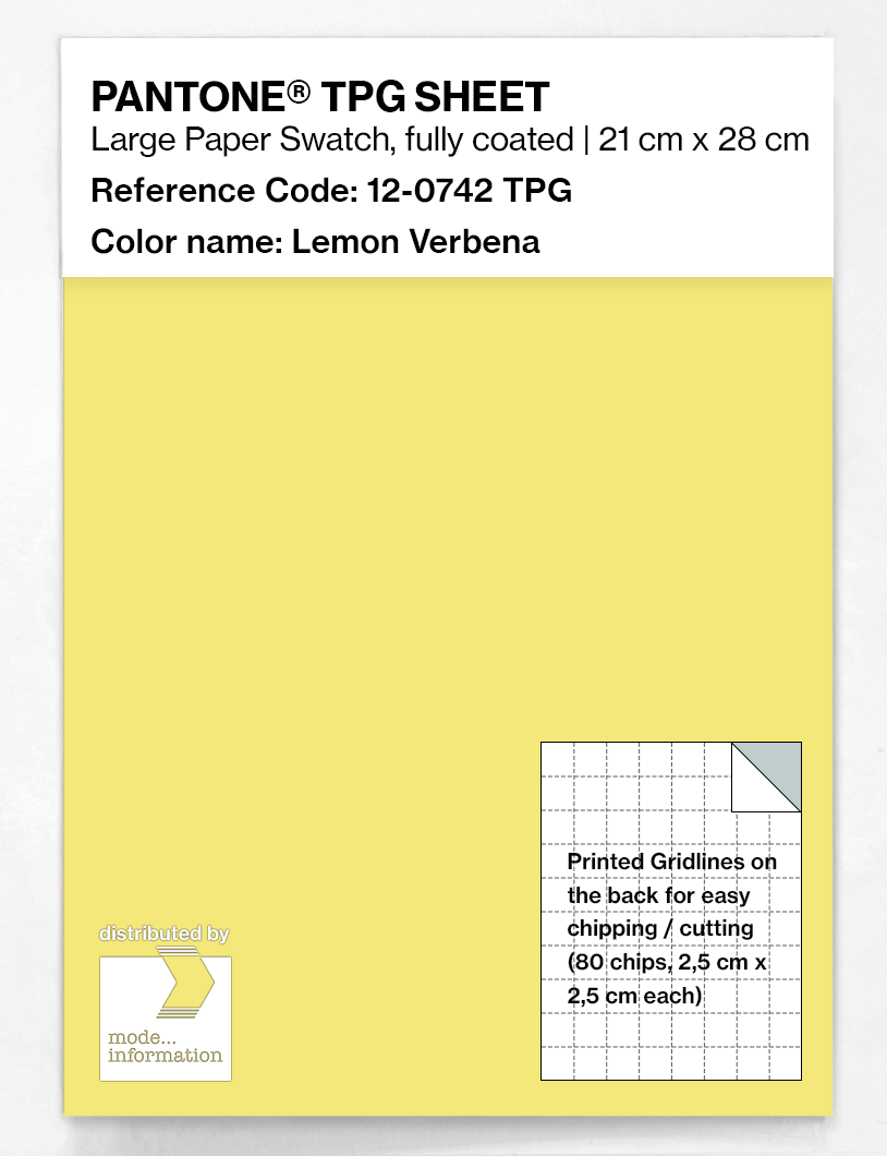 Artikelbild 1 des Artikels “PANTONE® TPG SHEET 12-0742 TPG Lemon Verbena “