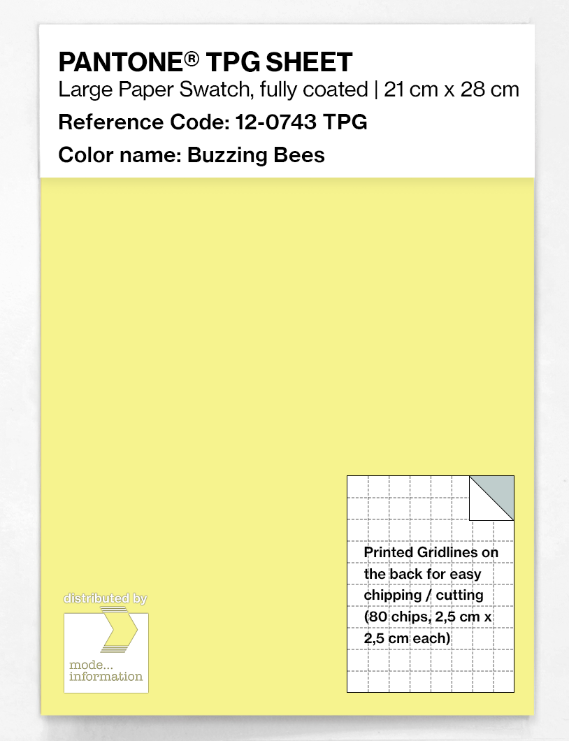 Artikelbild 1 des Artikels “PANTONE® TPG SHEET 12-0743 TPG Buzzing Bees “