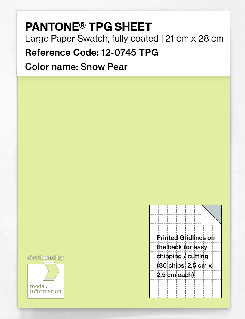 Artikelbild 1 des Artikels “PANTONE® TPG SHEET 12-0745 TPG Snow Pear “