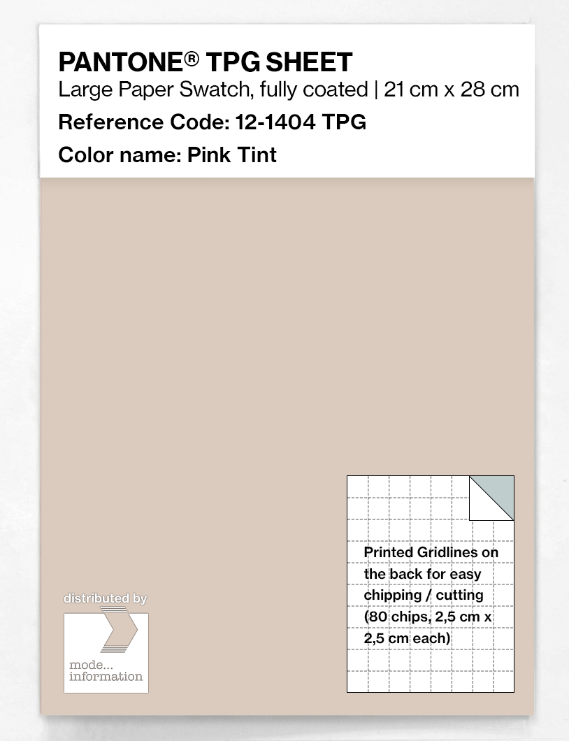 Artikelbild 1 des Artikels “PANTONE® TPG SHEET 12-1404 TPG Pink Tint “