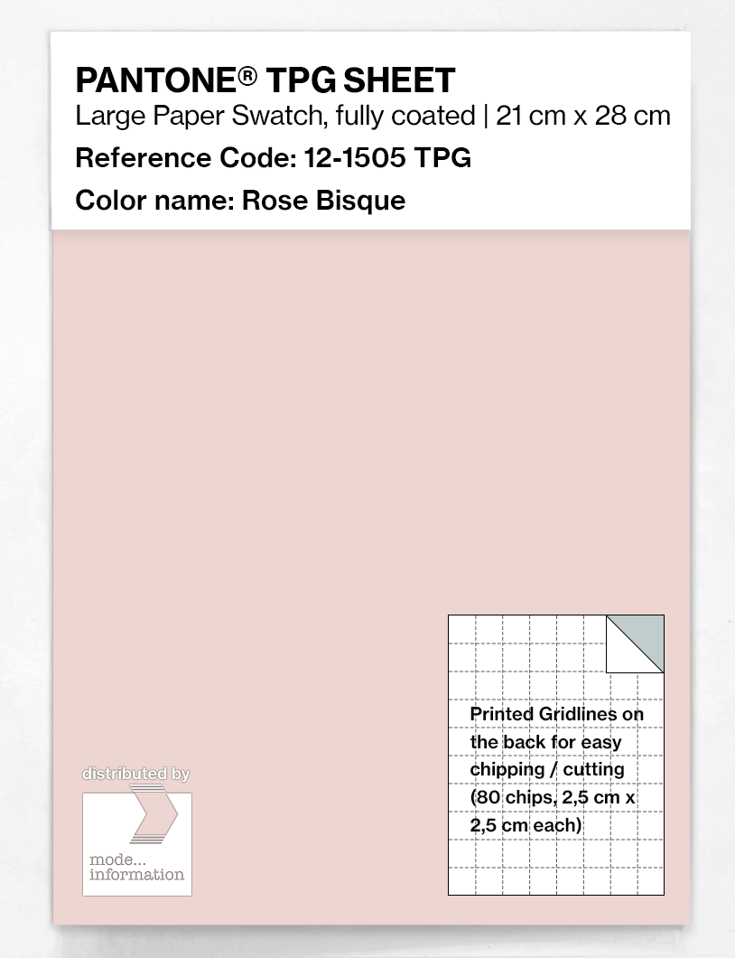 Artikelbild 1 des Artikels “PANTONE® TPG SHEET 12-1505 TPG Rose Bisque “