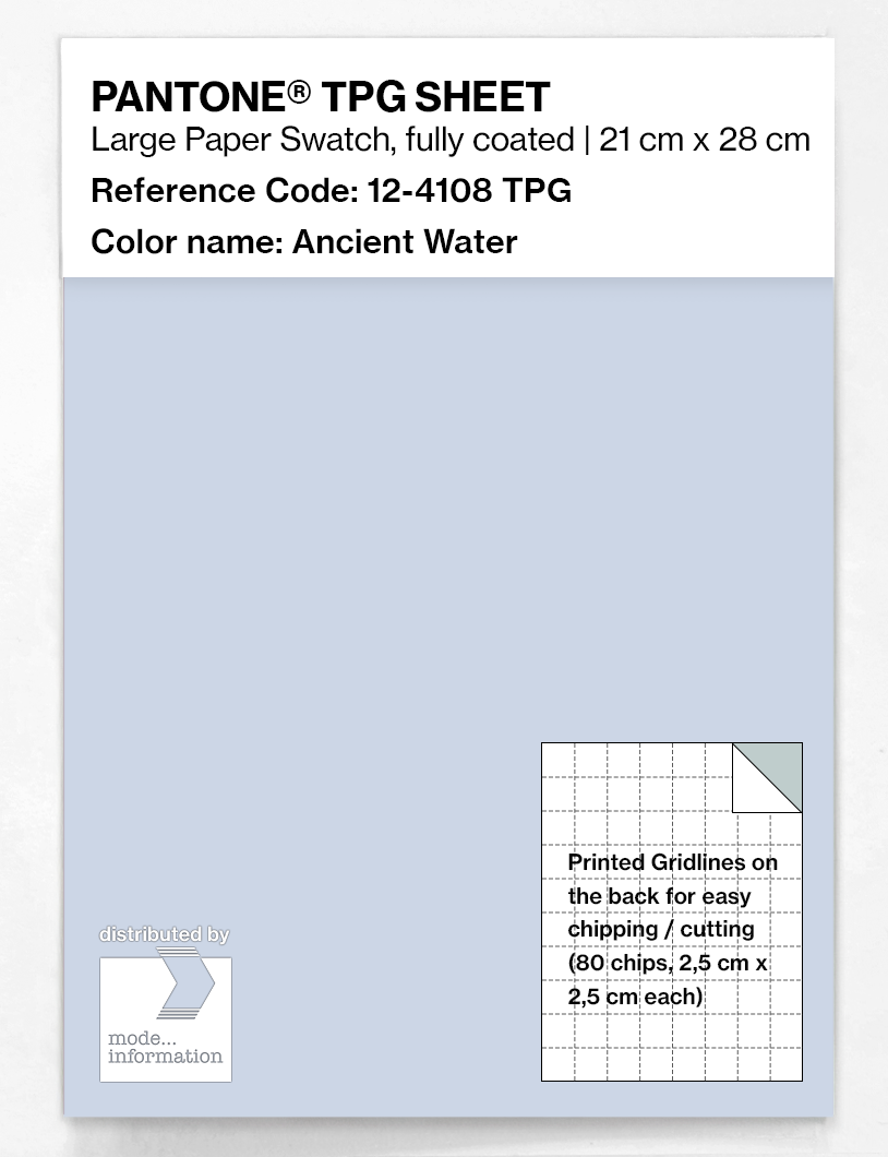 Artikelbild 1 des Artikels “PANTONE® TPG SHEET 12-4108 TPG Ancient Water “