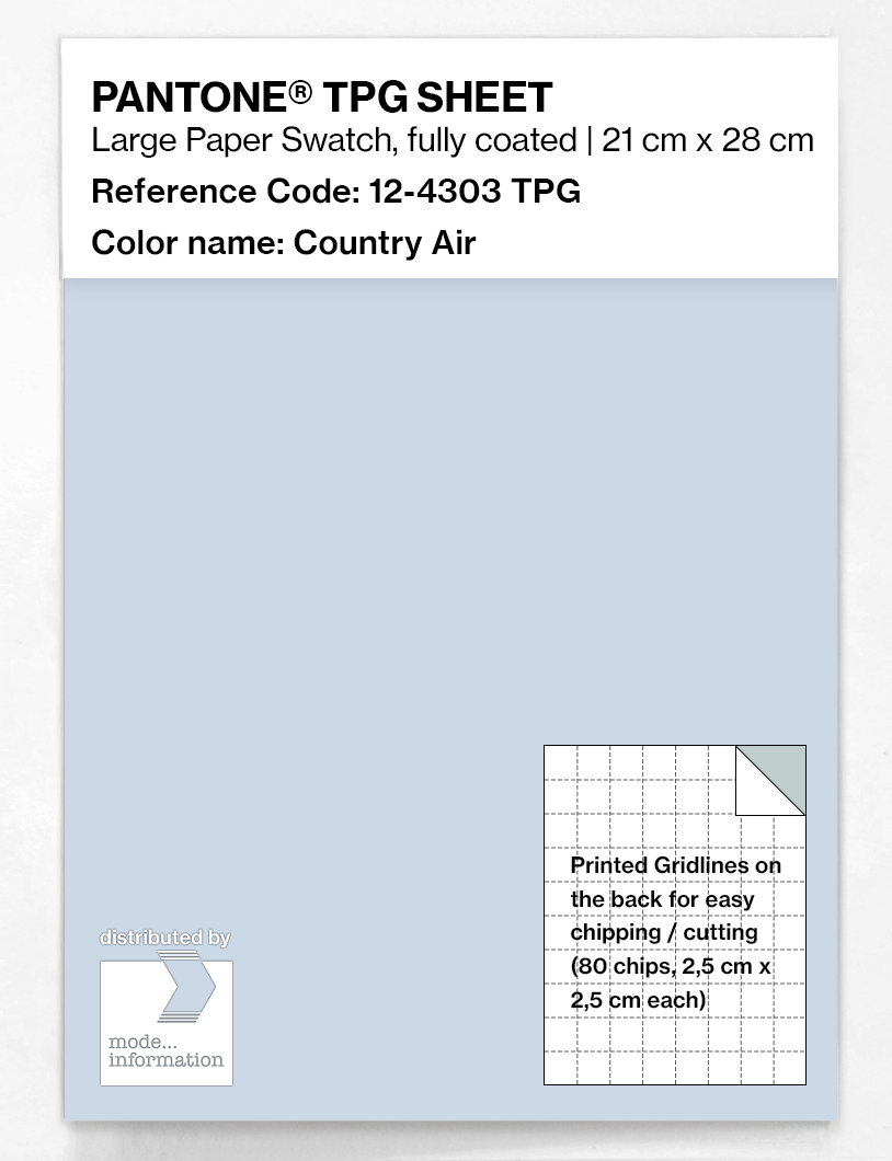 Artikelbild 1 des Artikels “PANTONE® TPG SHEET 12-4303 TPG Country Air “