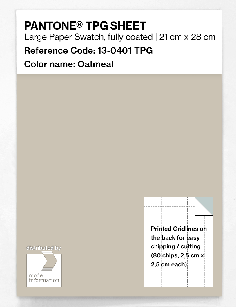 Artikelbild 1 des Artikels “PANTONE® TPG SHEET 13-0401 TPG Oatmeal “