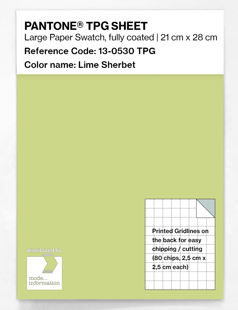 Artikelbild 1 des Artikels “PANTONE® TPG SHEET 13-0530 TPG Lime Sherbet “