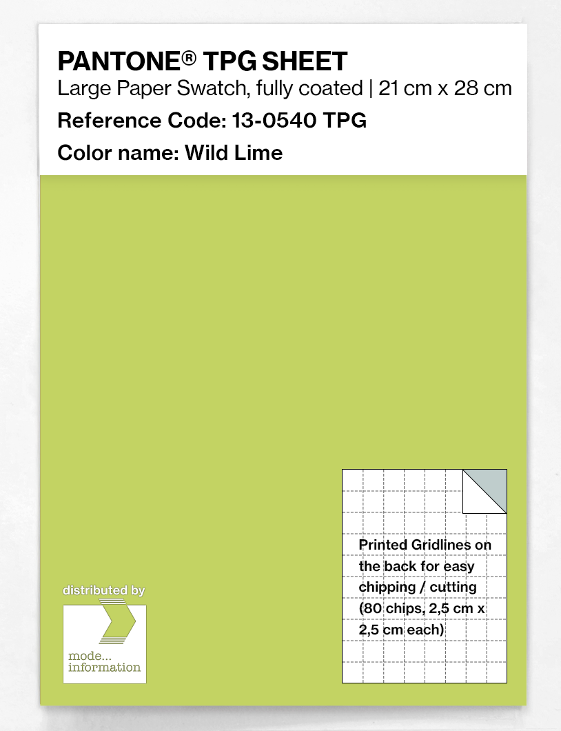 Artikelbild 1 des Artikels “PANTONE® TPG SHEET 13-0540 TPG Wild Lime “