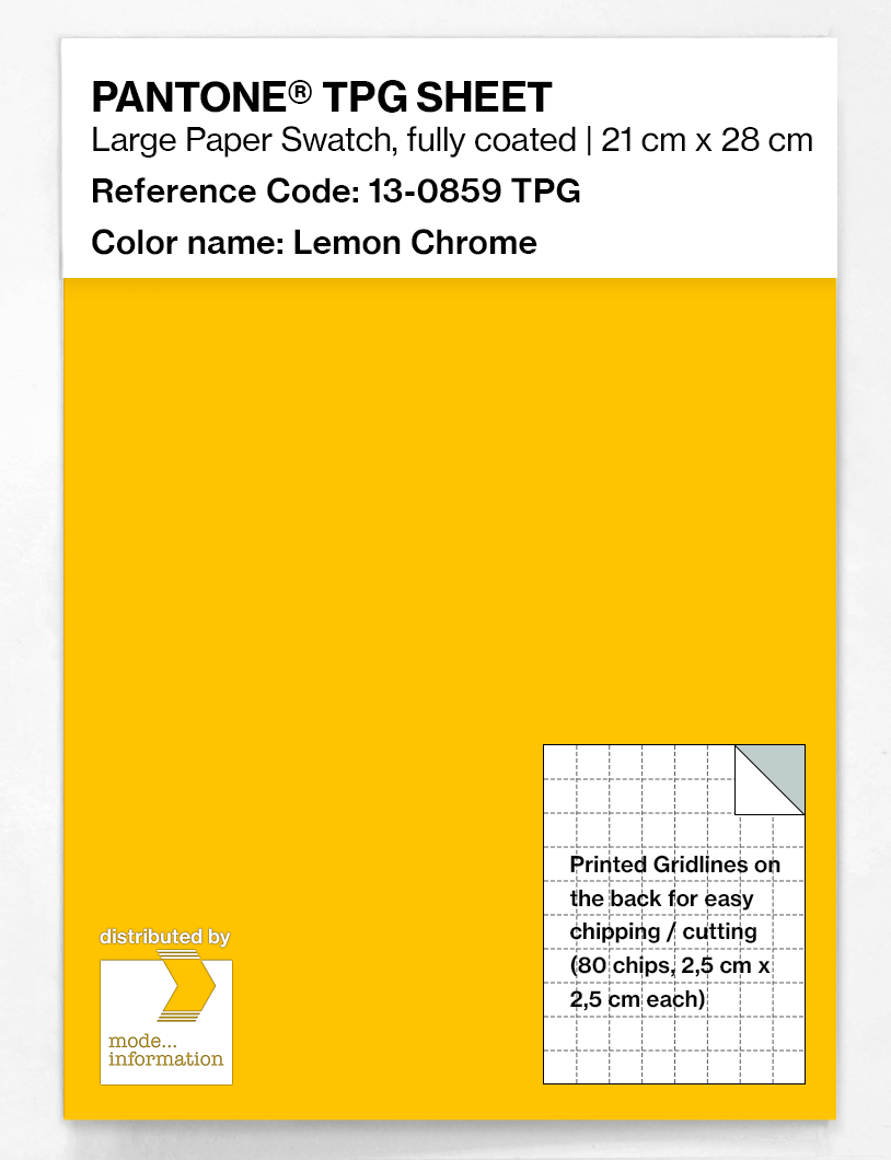 Artikelbild 1 des Artikels “PANTONE® TPG SHEET 13-0859 TPG Lemon Chrome “