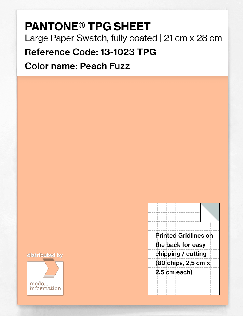 Artikelbild 1 des Artikels “PANTONE® TPG SHEET 13-1023 TPG Peach Fuzz “